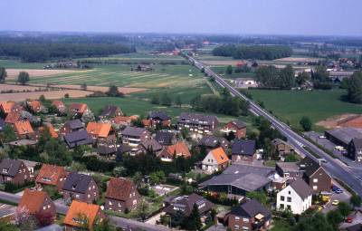 Blickrichtung Münster - in den 1980er Jahren