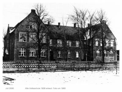 Altes Schulgebäude Buldern um 1960