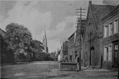 Weseler Straße, Fahrtrichtung Münster um 1930