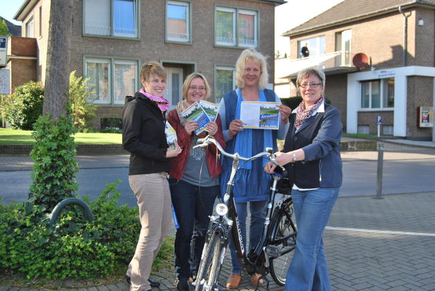 Sie freuen sich auf das Anradeln am 27. April: (v.l.) Anja Althoff, Katrin Finn-Wedler, Elisabeth Mönning und Monika Dreike