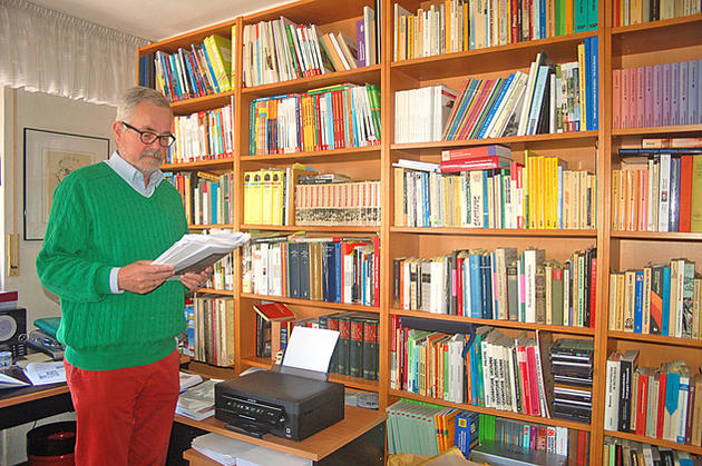 Die Geschichte Bulderns während der NS-Zeit hat Dr. Dieter Potente mit wissenschaftlichen Methoden aufgearbeitet. Foto: Claudia Marcy 